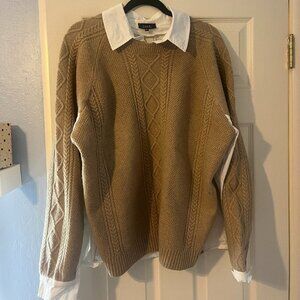 VICI Taupe Twofer Layered Sweater